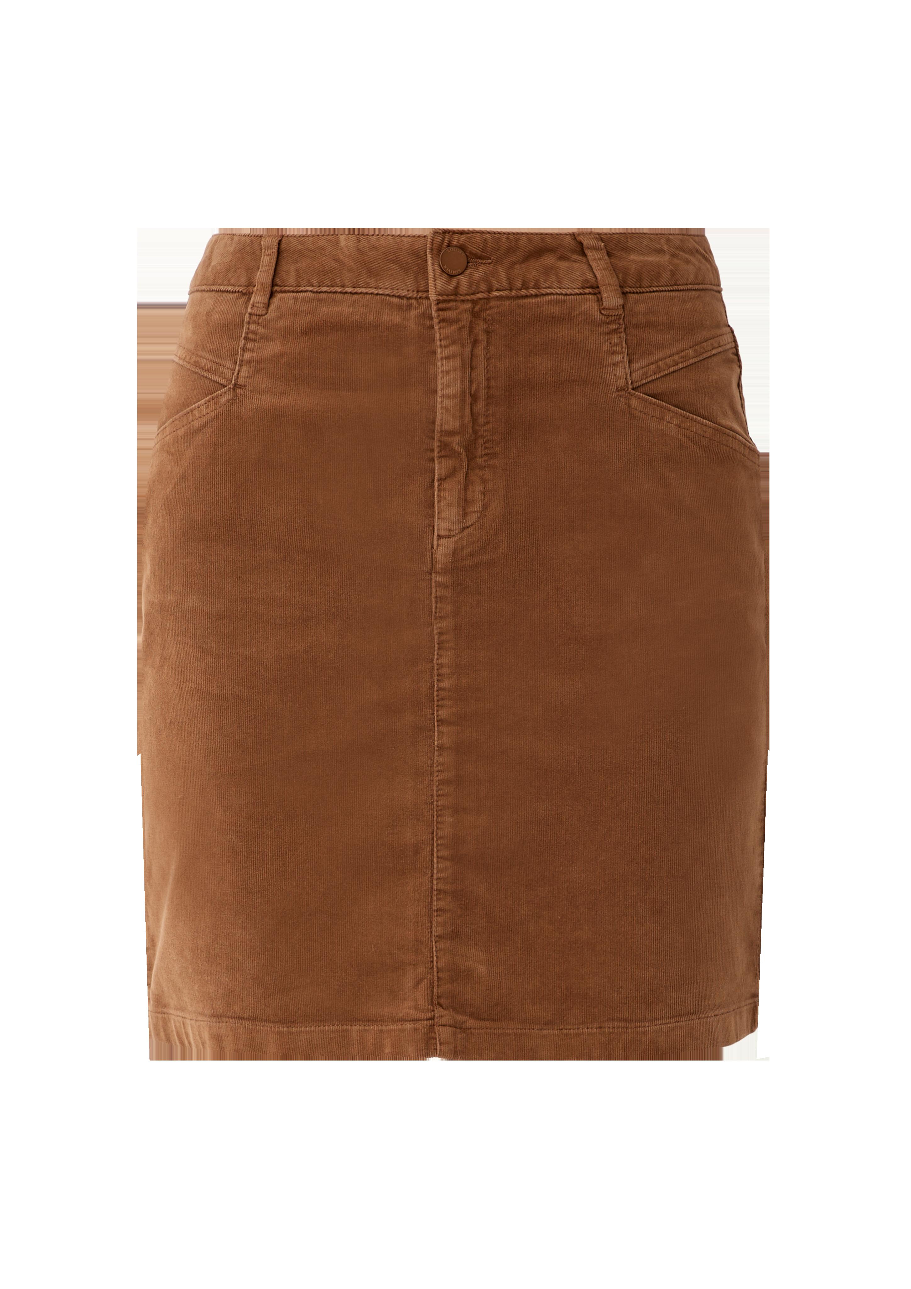Kurzer Rock aus Cord  2121526-8764