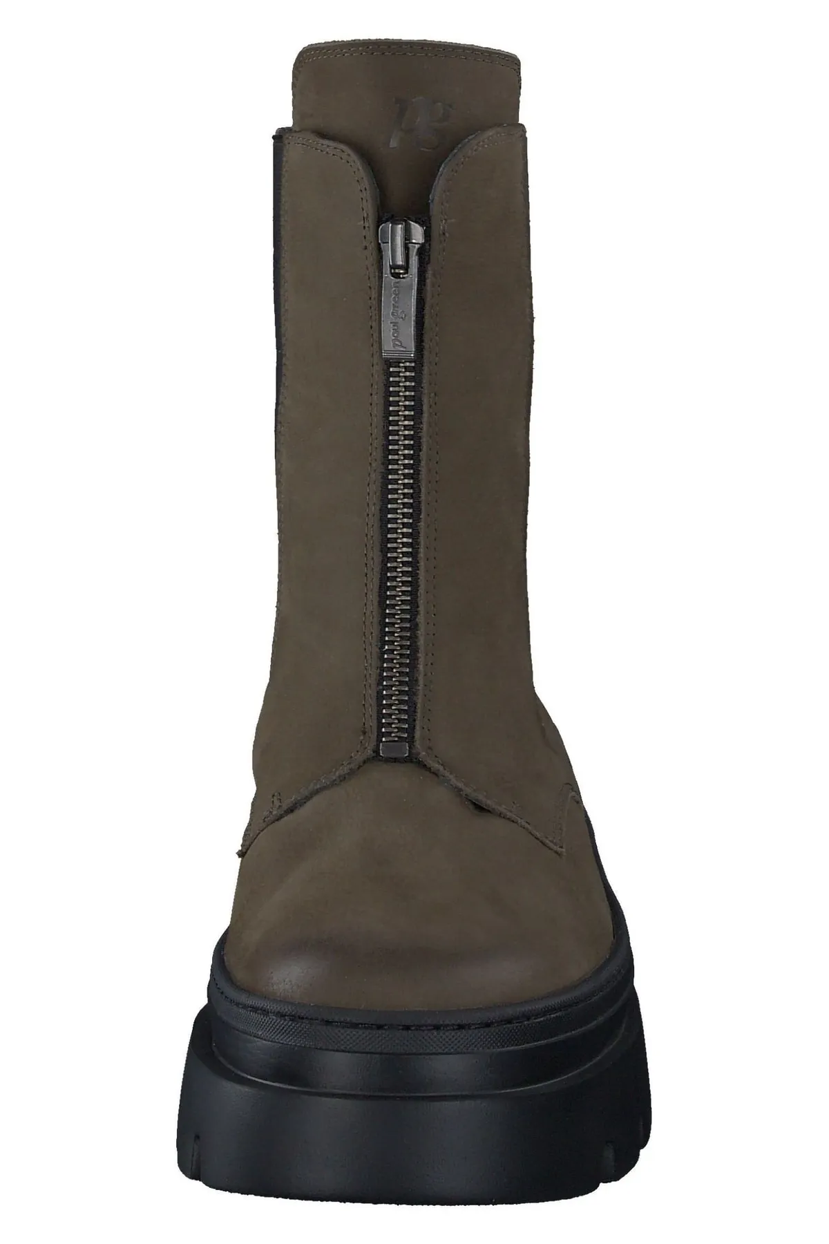 Paul Green  Stiefelette - Khaki - Blockabsatz