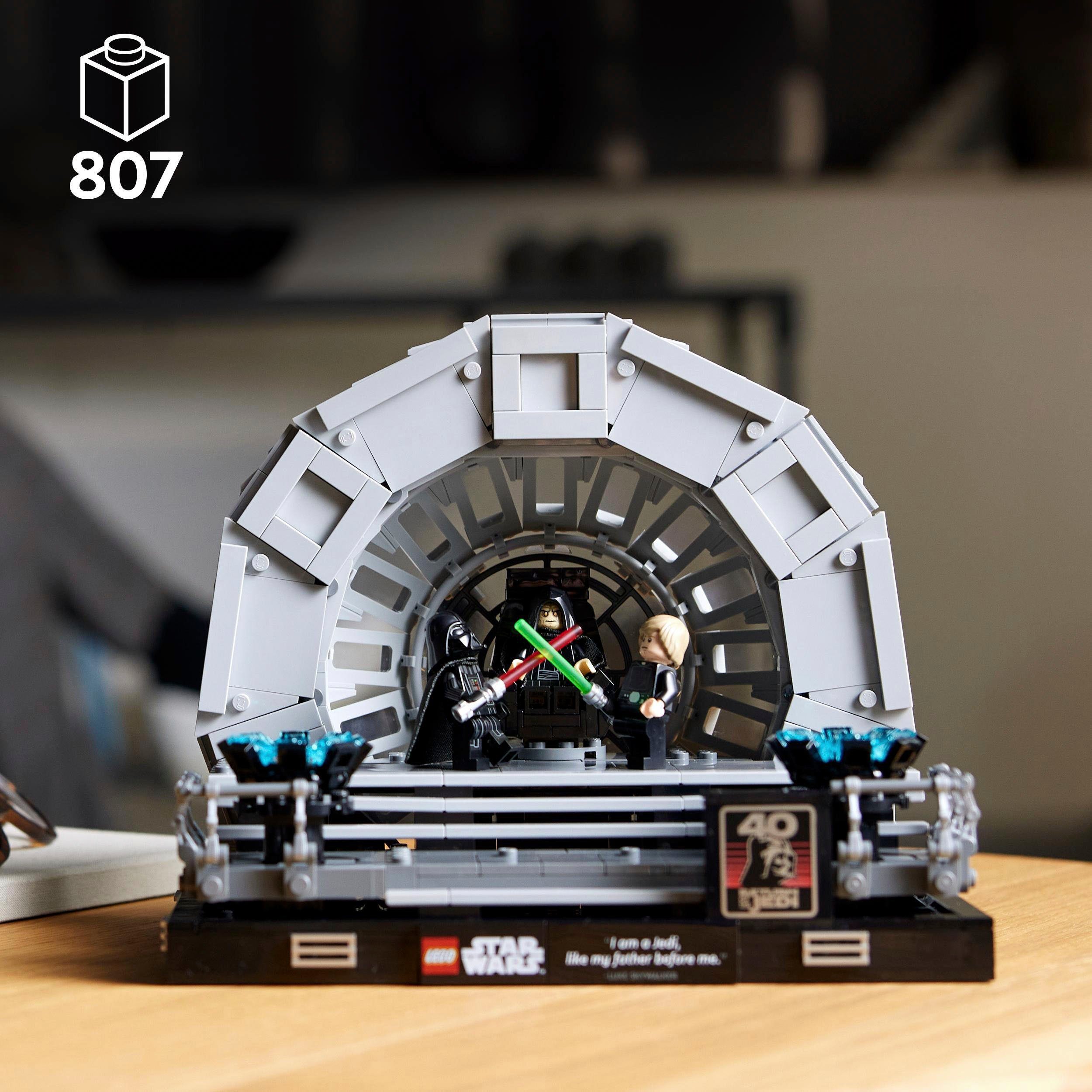 LEGO® Konstruktionsspielsteine Thronsaal des Imperators – Diorama (75352), LEGO® Star Wars, (807 St)
