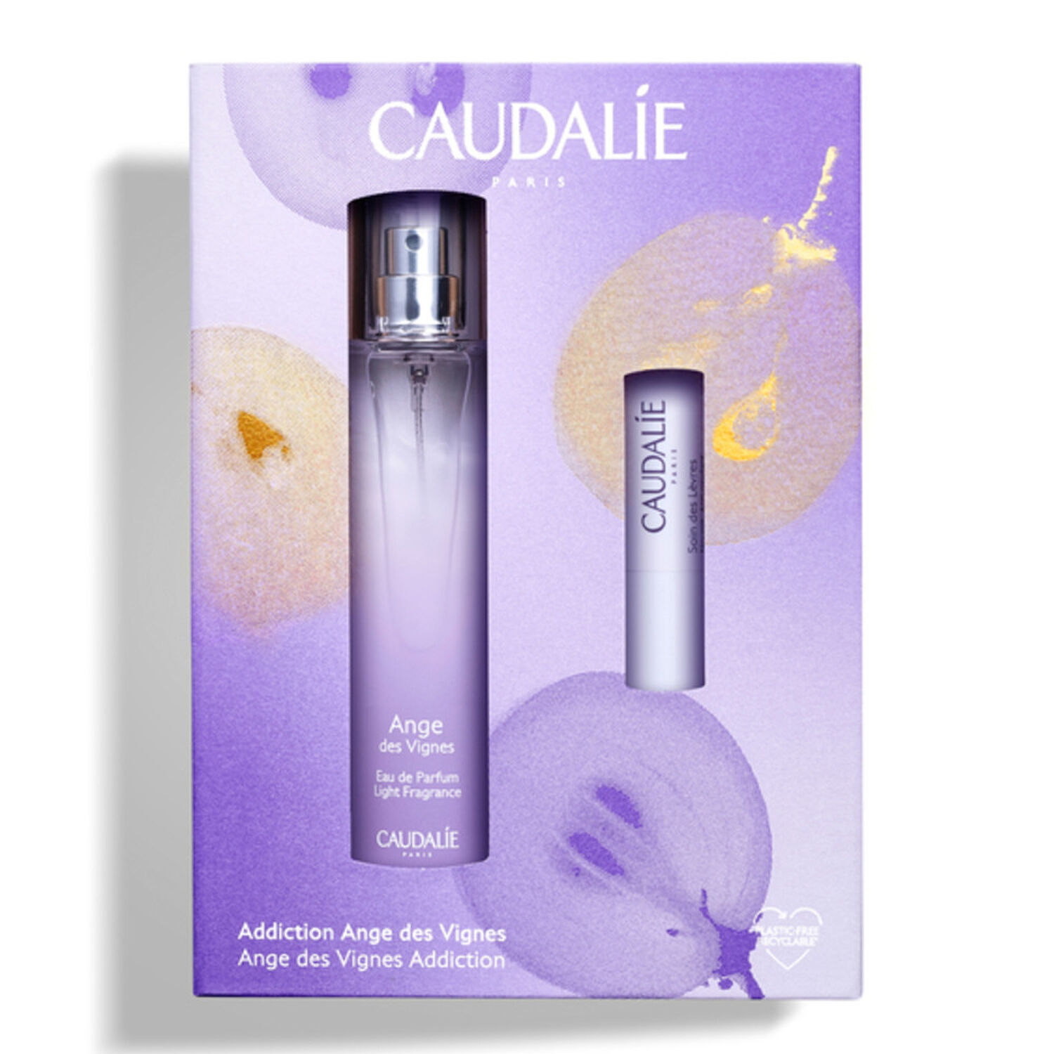 Caudalie Ange des vignes Coffret Addiction Eau de Parfum 50 ml + Soin des Lèvres 4,5 g