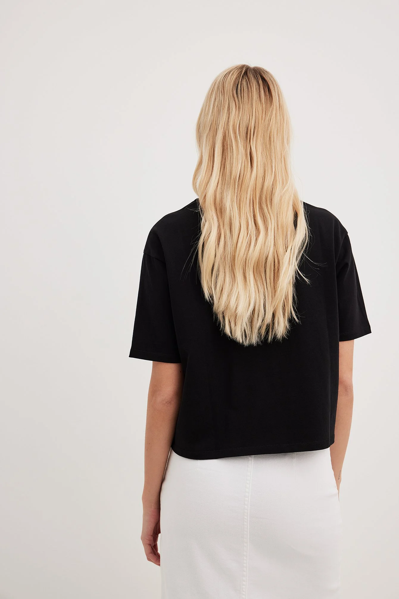 Schweres T-Shirt im Boxy-Look