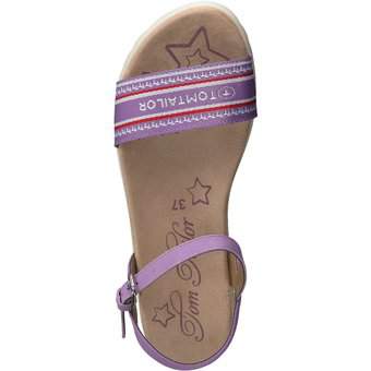 Tom Tailor Sandale in lila
