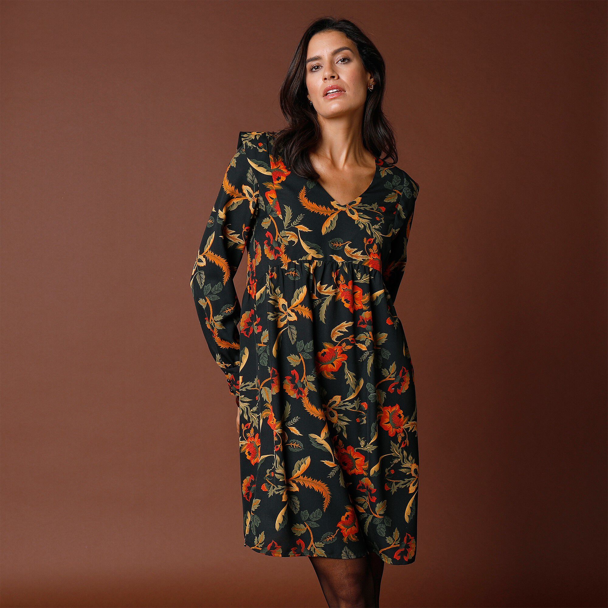 Robe ample imprimée
