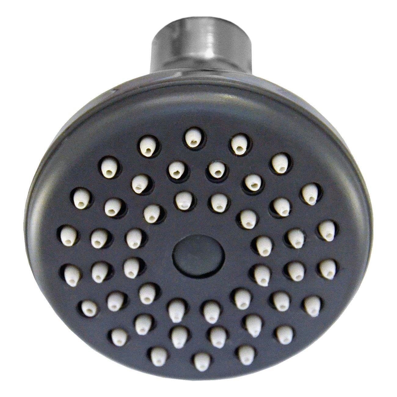 Daloual Kopfbrause Duschkopf mit Antikalkdüsen, (Vorteils-Set, 1-tlg., 46 Düsen, 1/2 Zoll Normanschluss), wassersparend, Kugelgelenk, schwenkbar, massives Messinggehäuse