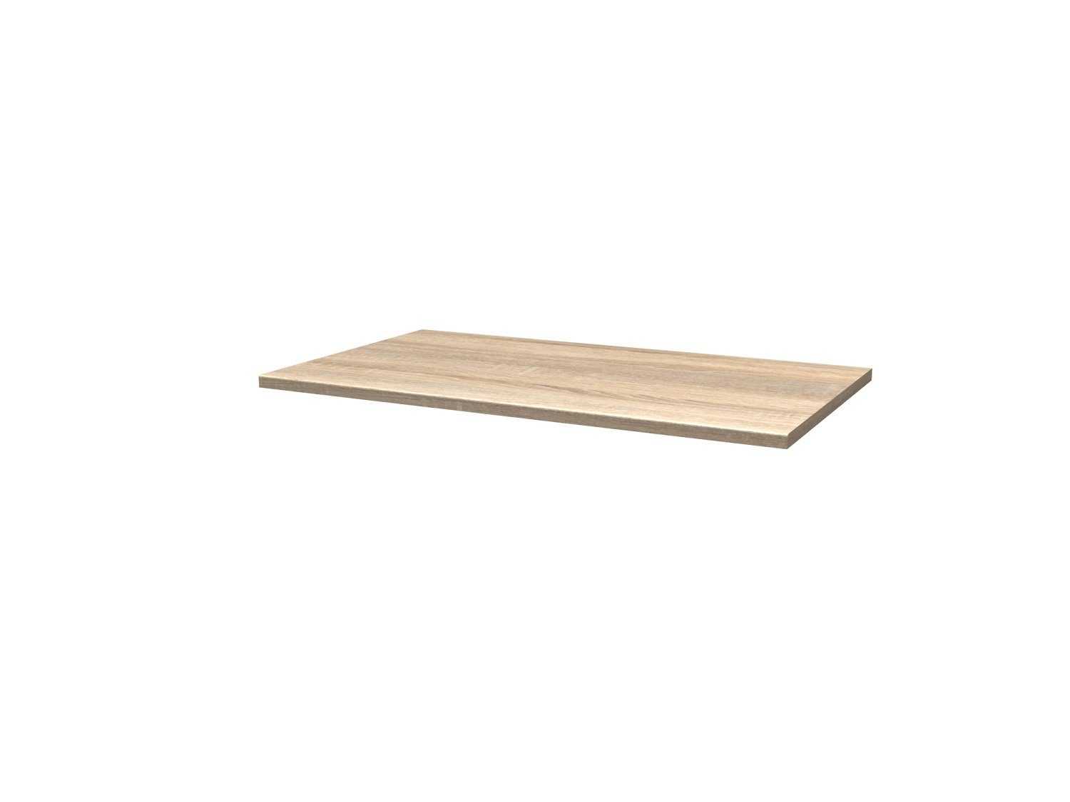 Flex-Well Arbeitsplatte - 100 x 60 x 2,8 cm - Sonoma Eiche – Salerno