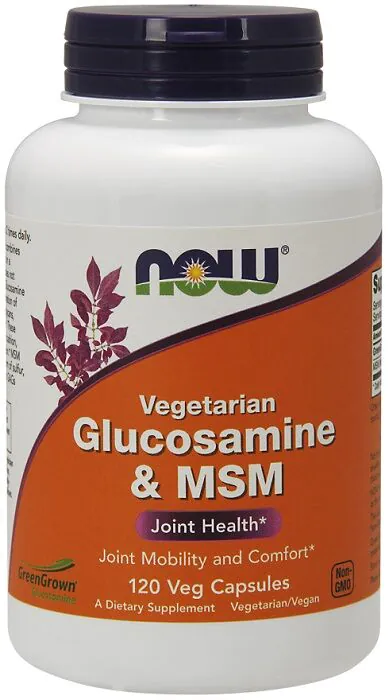 Now Foods Γλυκοζαμίνη & MSM Χορτοφαγικό, Υποστήριξη Αρθρώσεων, Κάψουλες