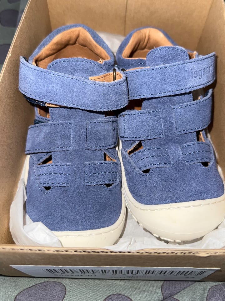 bisgaard Leder-Halbsandalen 