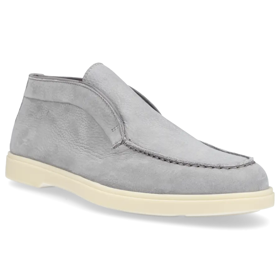 Santoni - Stiefeletten DESERT BOOT Nubukleder - grau