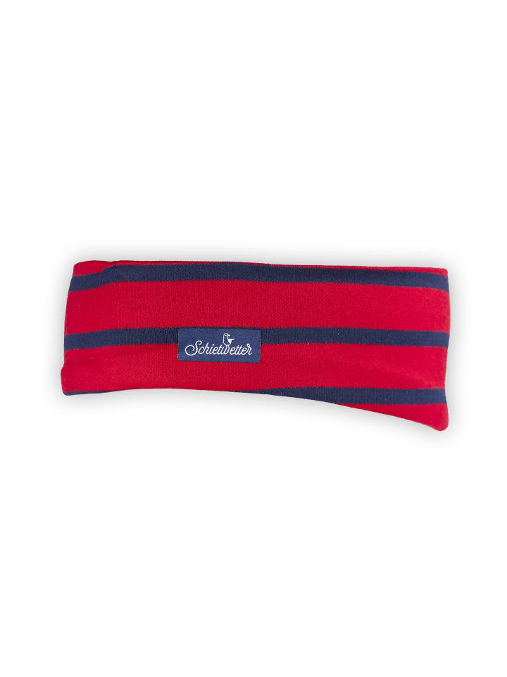 SCHIETWETTER Stirnband  dehnbar, modisch, flauschig in red-navy günstig kaufen onesize