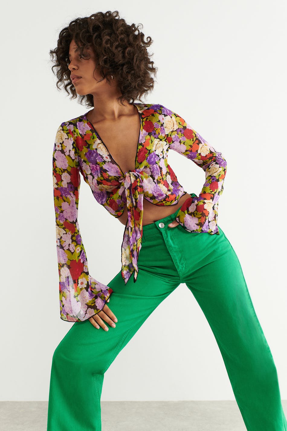 Lucy tie blouse