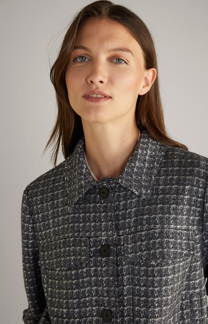 Tweed-Blazer in Grau