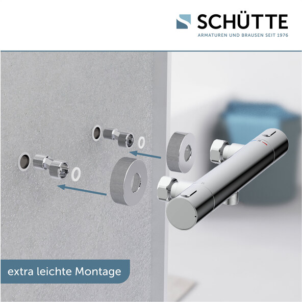 Duscharmatur mit Thermostat LOS ANGELES, chrom