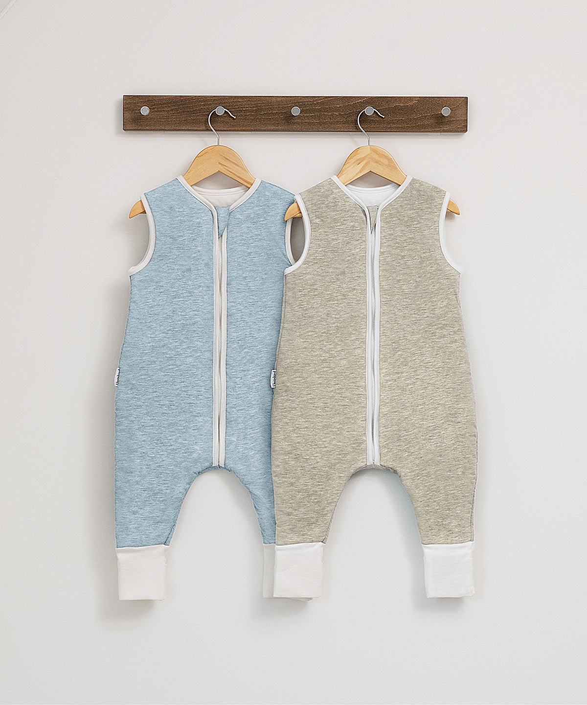 Baby-Schlafsack mit Beinen und Wollfüllung