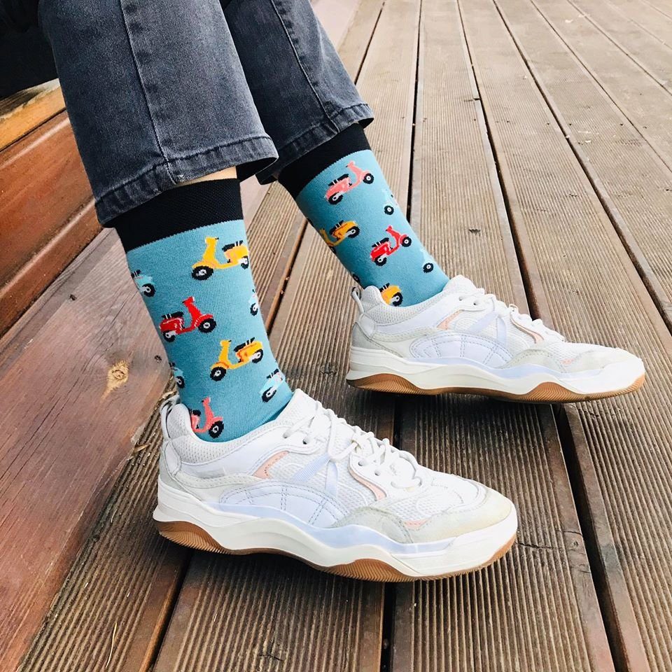 AlterSocks Freizeitsocken Lustige Socken Roller Socken Damen & Herren Unisex Größe 36 – 45 (1 Paar)