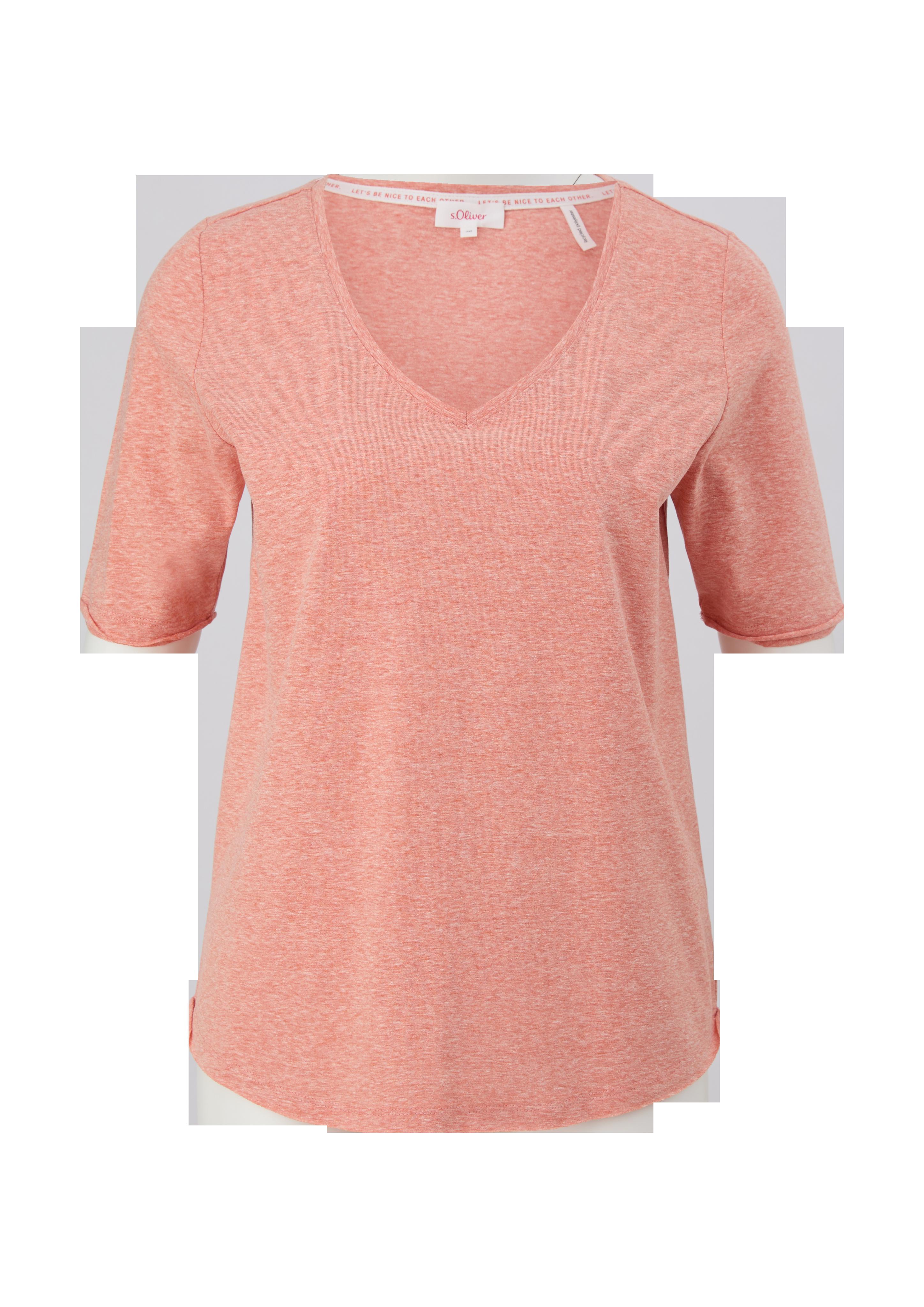 T-Shirt mit Flammgarnstruktur  2130253-27W9