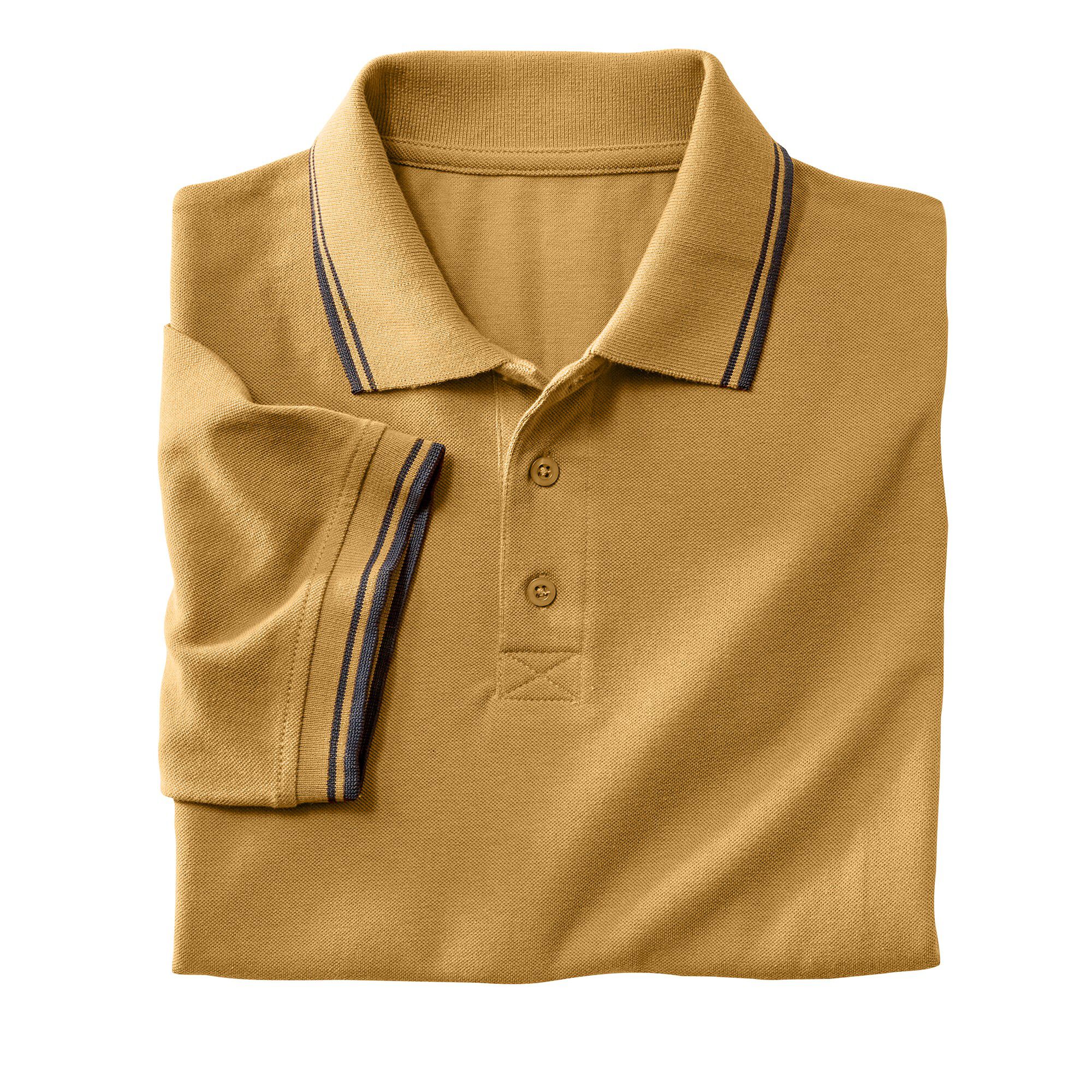 Polo uni maille piquée manches courtes