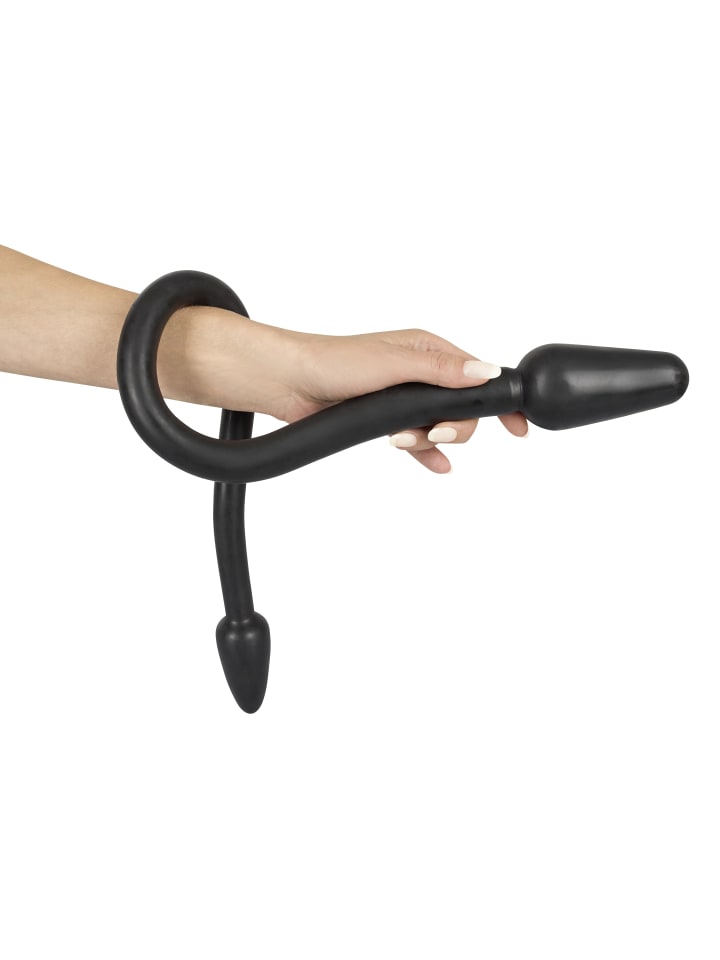 Rebel Doppeldildo Double Plug in schwarz günstig kaufen 76 cm