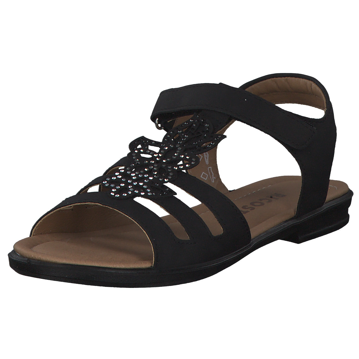 Ricosta Amira 7000502, Sandalen (Kinder), Kinder, Schwarz