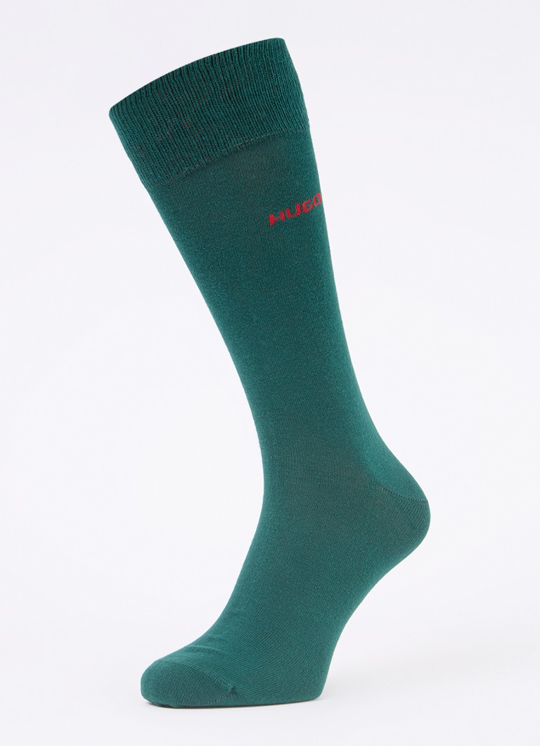Șosete cu logo HUGO BOSS, set de 2