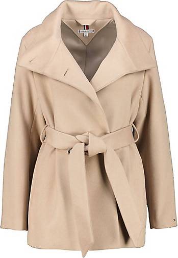 TOMMY HILFIGER Damen Jacke WOOL BLEND mit Wolle