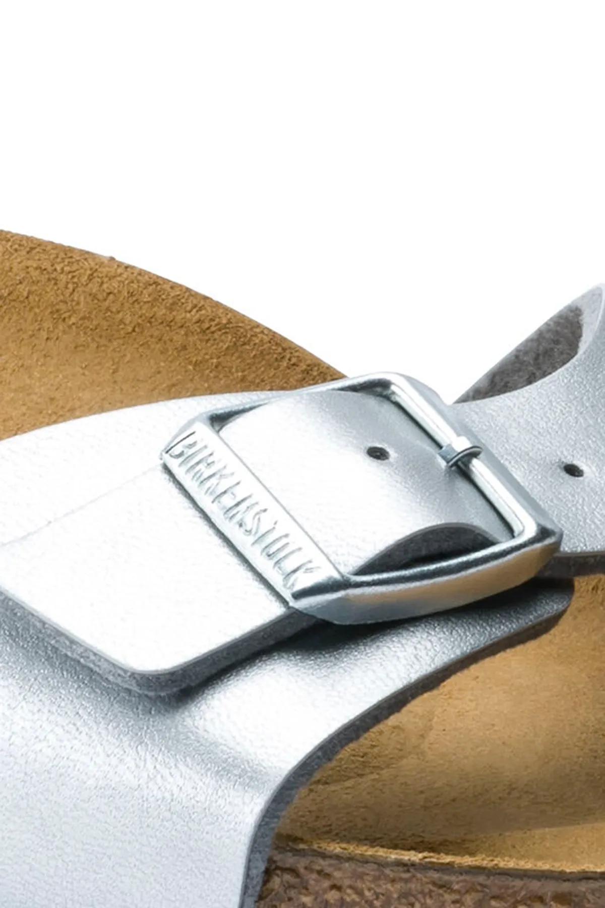 Birkenstock  Pantolette - Grau - Flacher Absatz
