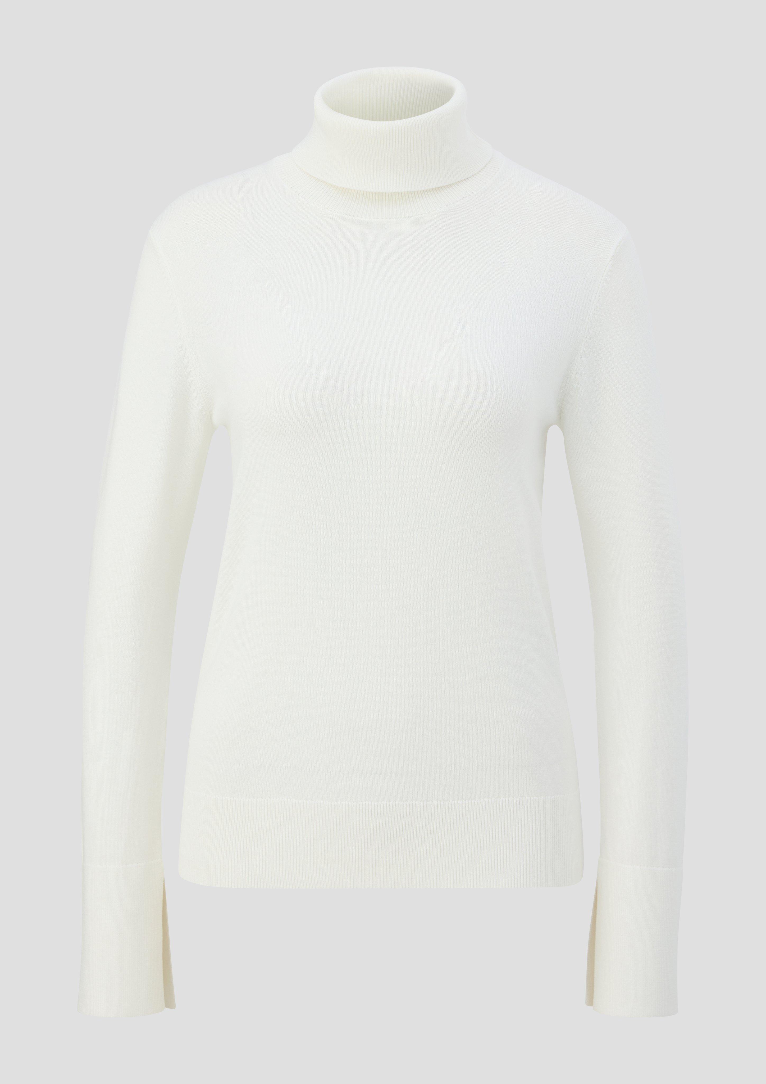 Rollkragenpullover aus Viskosemix  2136081-0200
