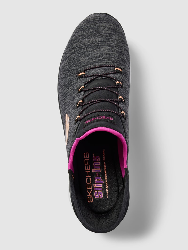 Sneaker mit Label-Details Modell 'SUMMITS' in schwarz