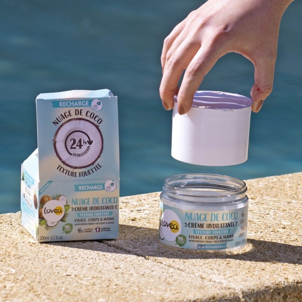 Lovea Hidratáló Krém Arcra, Testre és Kézre Coconut Cloud