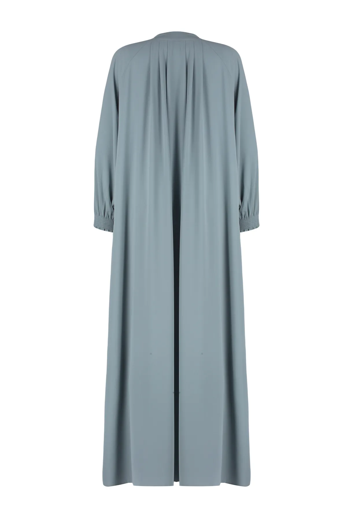 Trendyol Modest  Mintgrünes Mevlana-Modell, gewebte dünne Kreppmütze & Ferace & Abaya TCTSS24KF00023