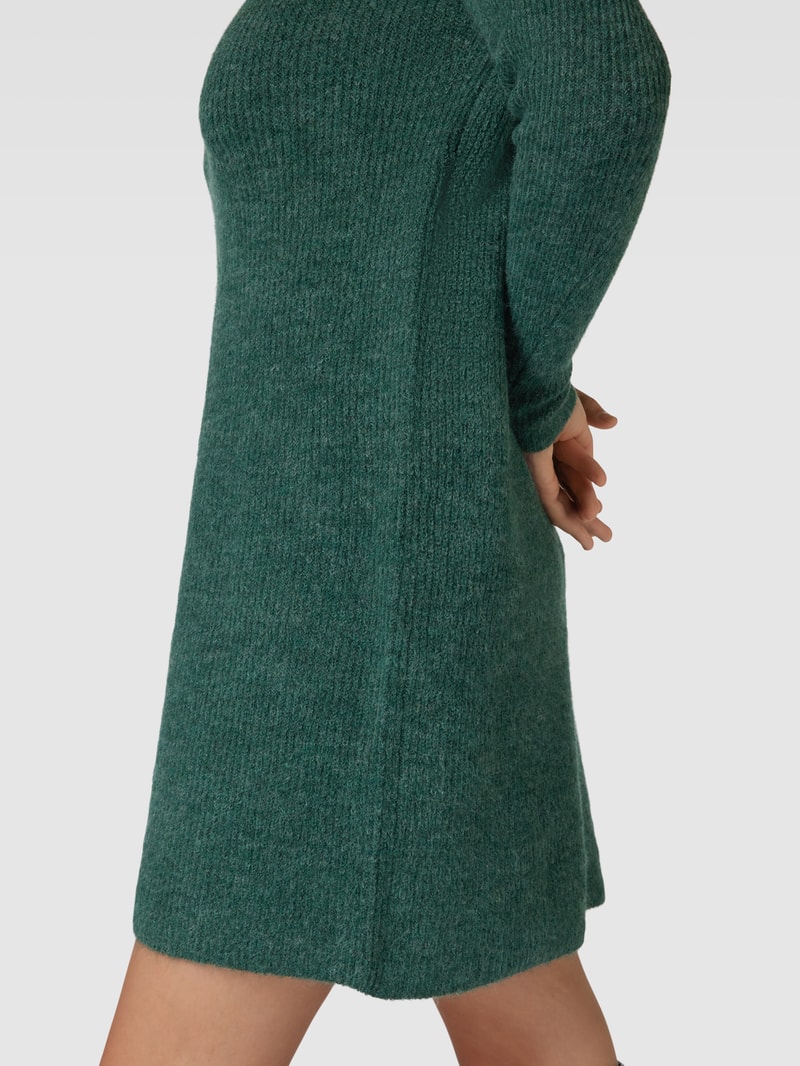 Strickkleid mit Rollkragen Modell 'ONLJANA' in bottle meliert