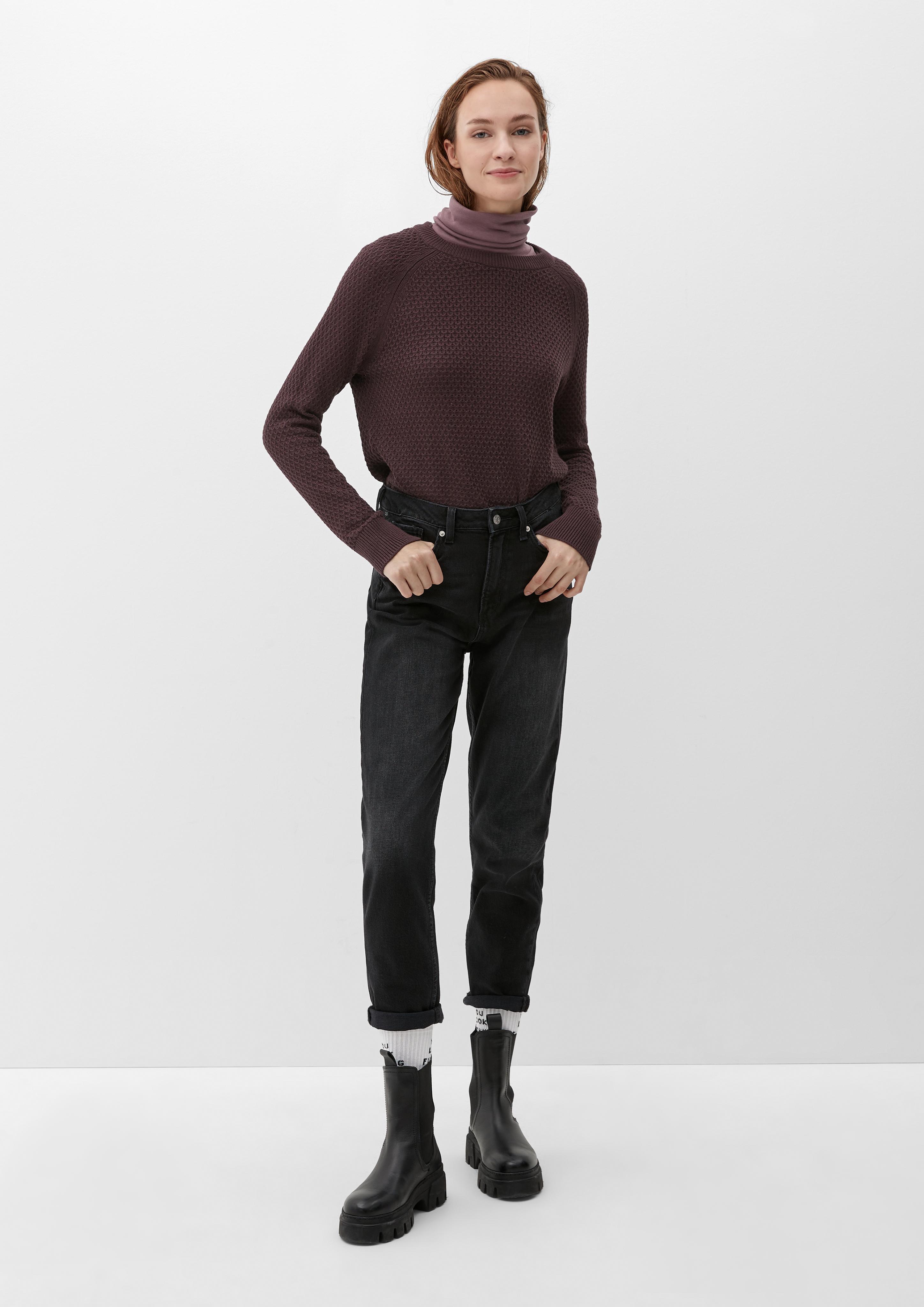 Strickpullover mit Musterstruktur  2125111-4988