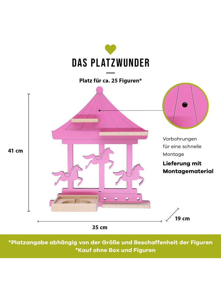 BOARTI Karussell Pferde Kinder Toniebox Tonies Figuren in Pink günstig kaufen onesize