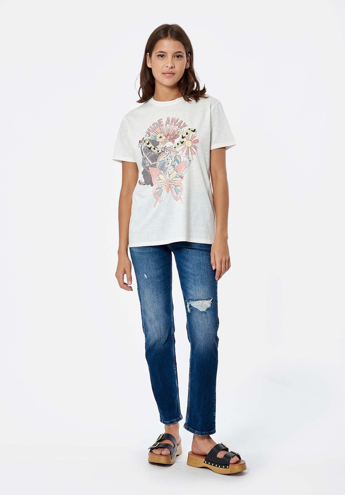 JOE    T-shirt blanc Homme en 100% coton