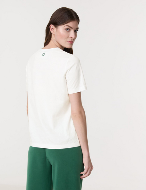 T-Shirt aus Baumwolle mit Wording