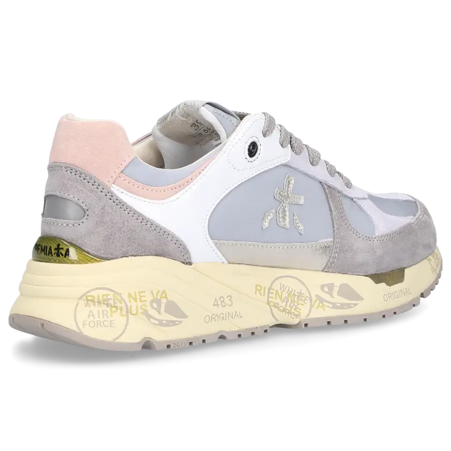 Premiata - Sneaker low MASED Veloursleder - grau