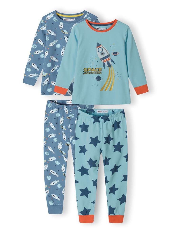 Minoti 2er-Set: Nachtwäsche 19pj21 in blau günstig kaufen