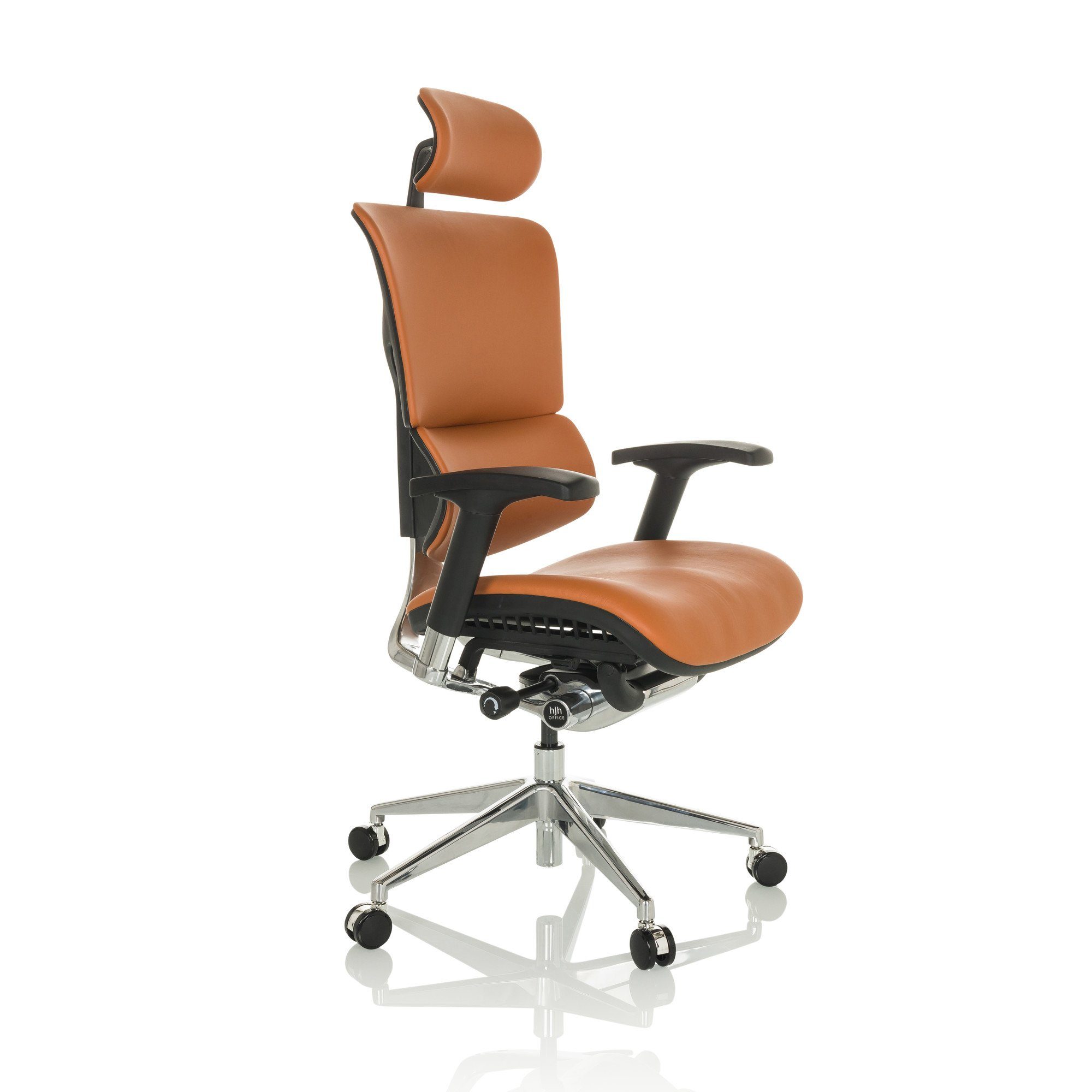 hjh OFFICE Drehstuhl Luxus Chefsessel ERGO-U2 L Leder (1 St), Bürostuhl ergonomisch