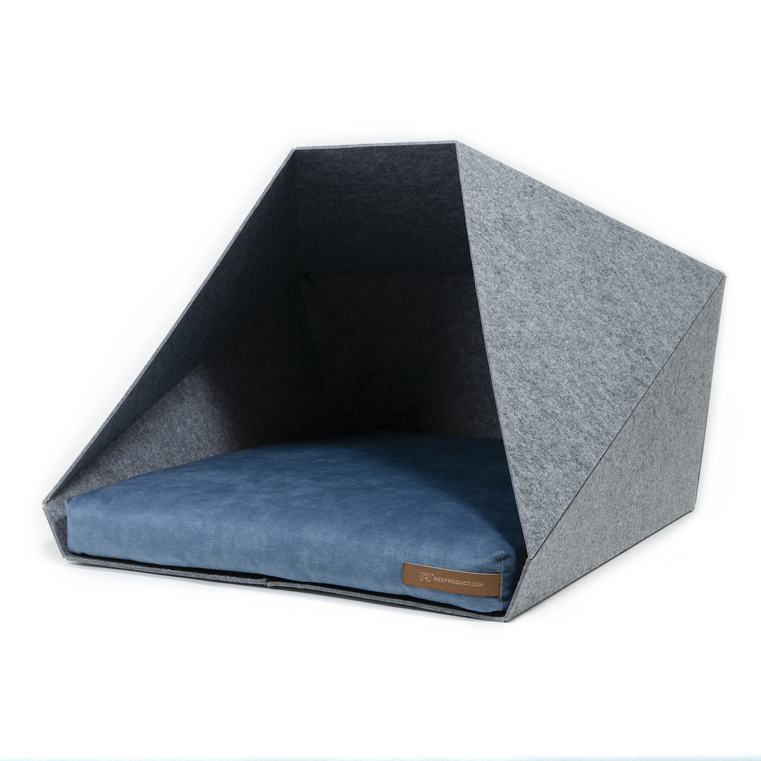 Rexproduct Hundehöhlen Rexproduct PetPocket hellgrau blau