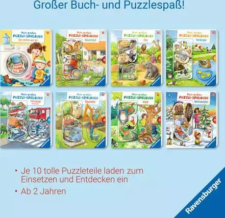 Mein großes Puzzle-Spielbuch: Baustelle