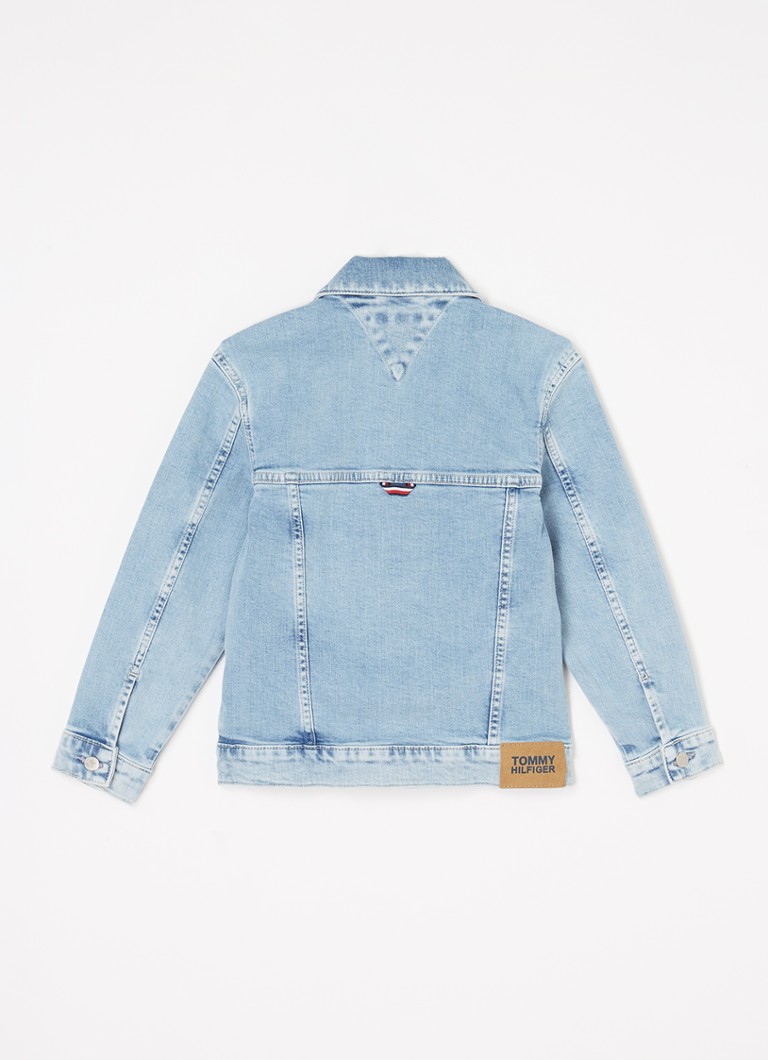 Jachetă din denim Tommy Hilfiger cu buzunare laterale