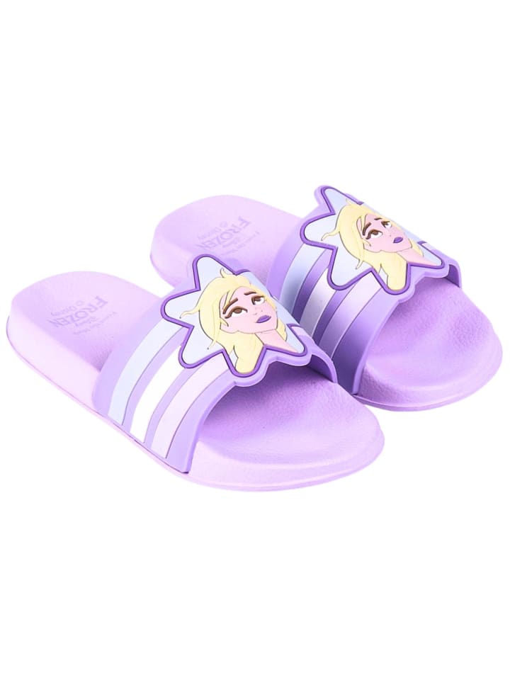 Disney Frozen Badelatschen Frozen Elsa in Lila günstig kaufen