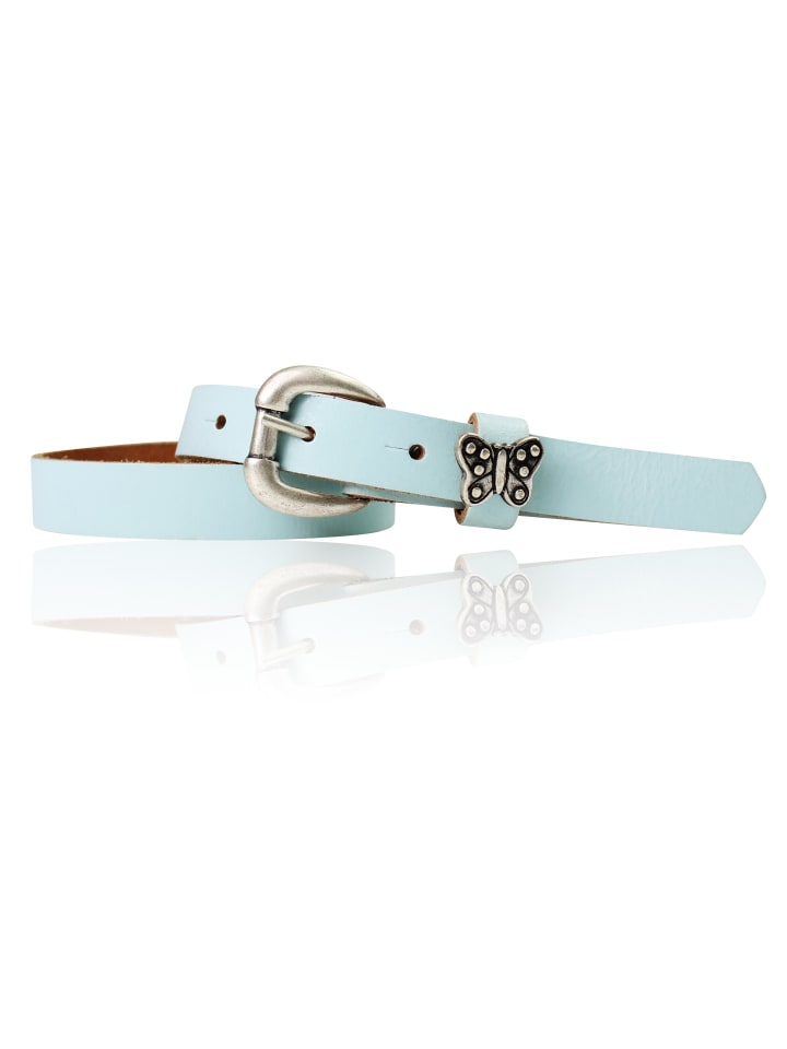 FRONHOFER Ledergürtel in Aqua günstig kaufen
