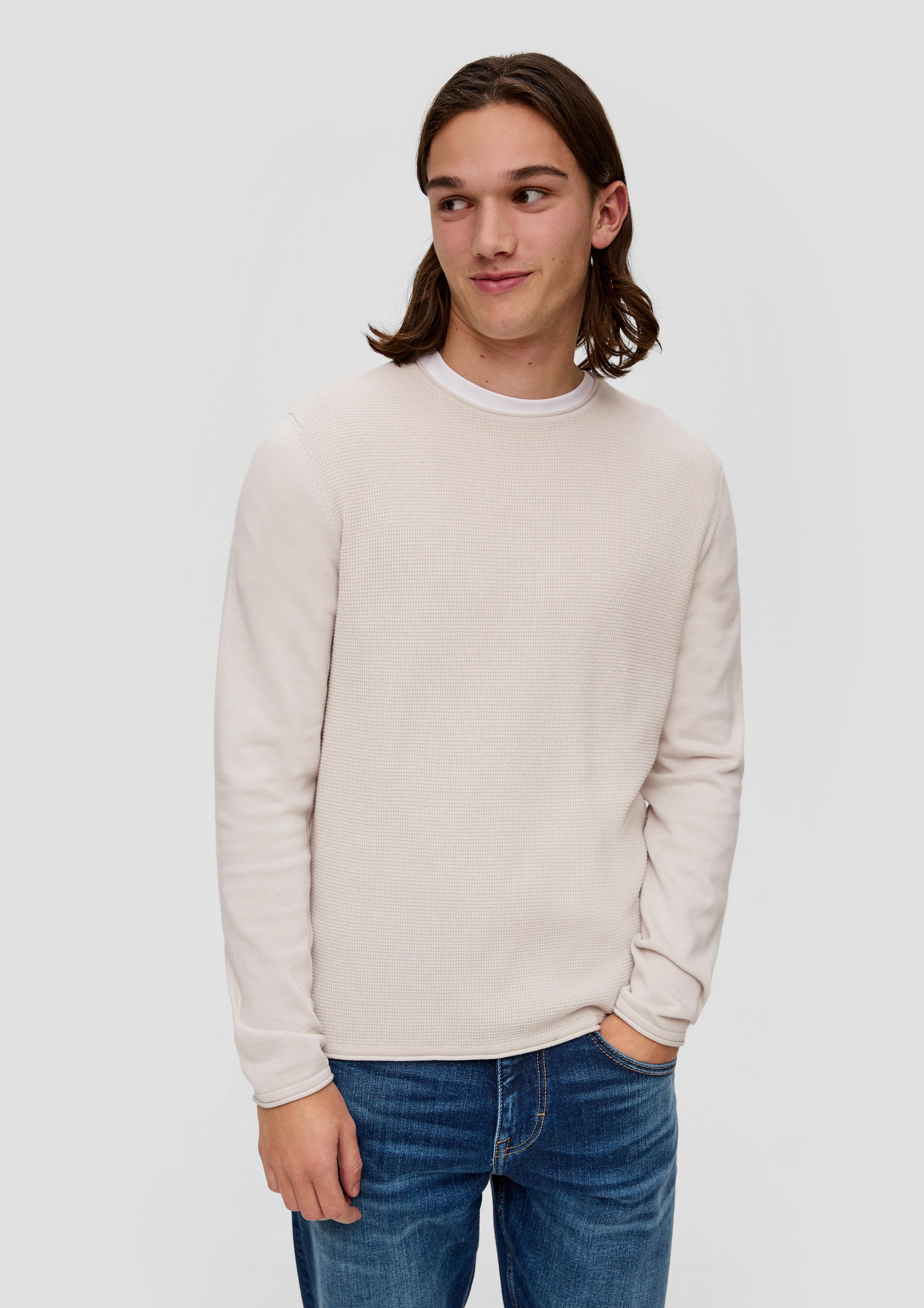 Strickpullover mit Musterstruktur  2140767-9000