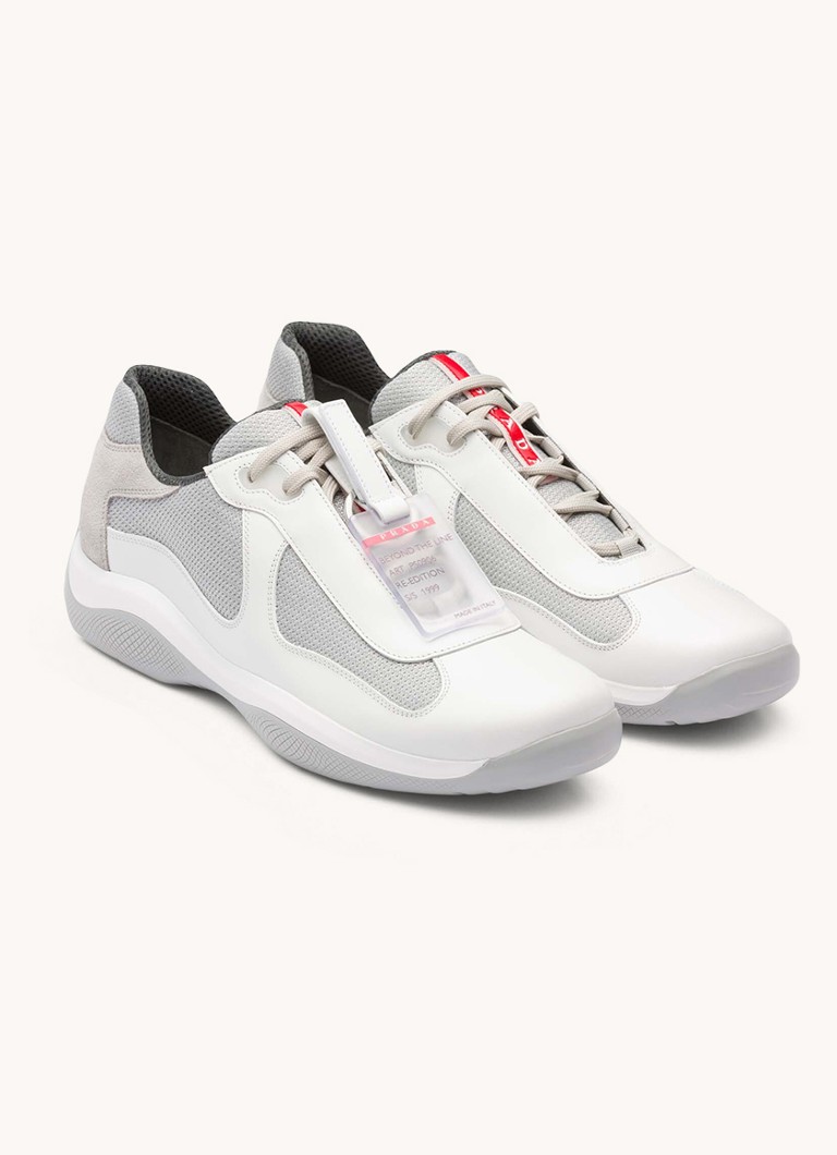 Αθλητικά παπούτσια Prada America's Cup Original με δερμάτινες λεπτομέρειες