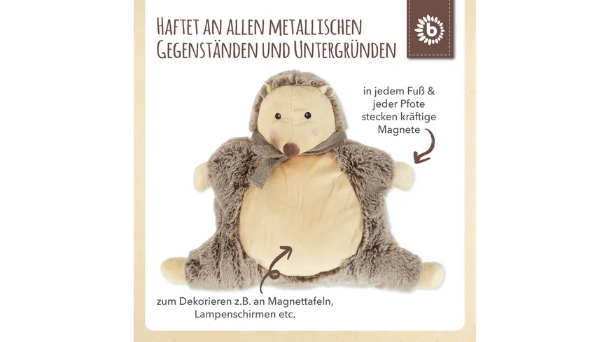 Bieco - Spielfigur Igel Piksi mit Magneten