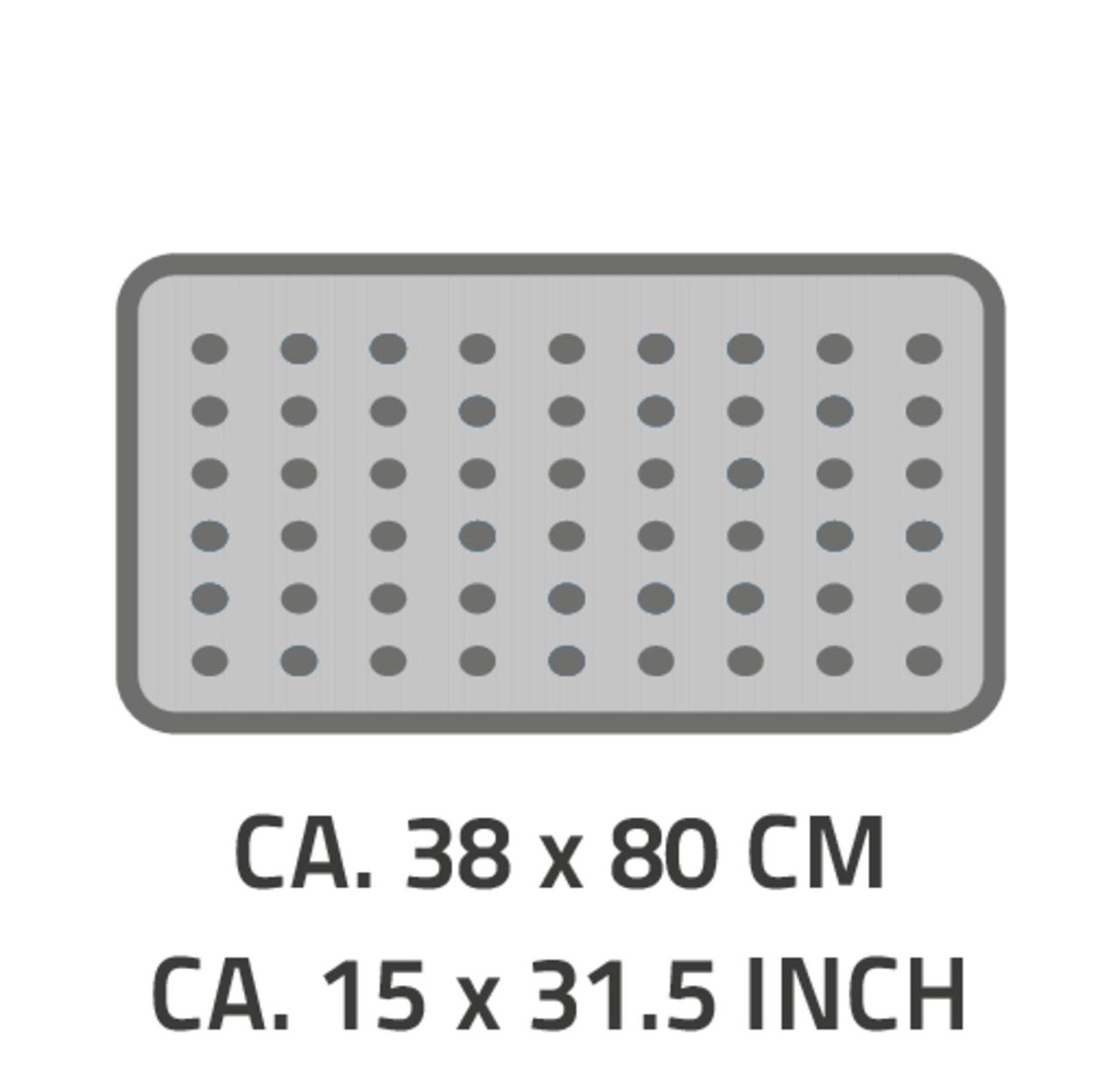 Ridder Badewanneneinlage Playa ca. 38x80 cm, orange, 100% TPE