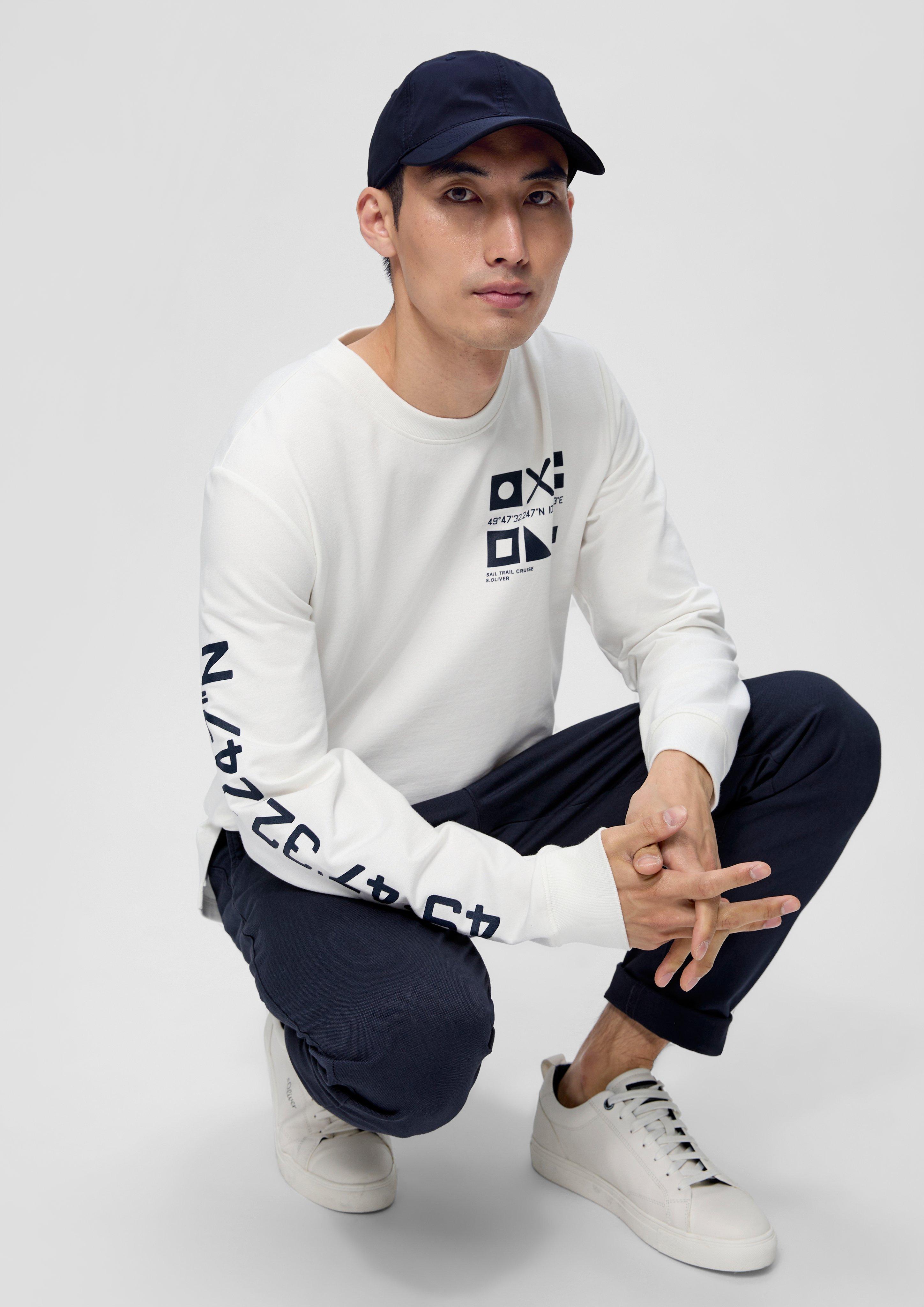 Sweatshirt aus Baumwollstretch  2135703-01D1