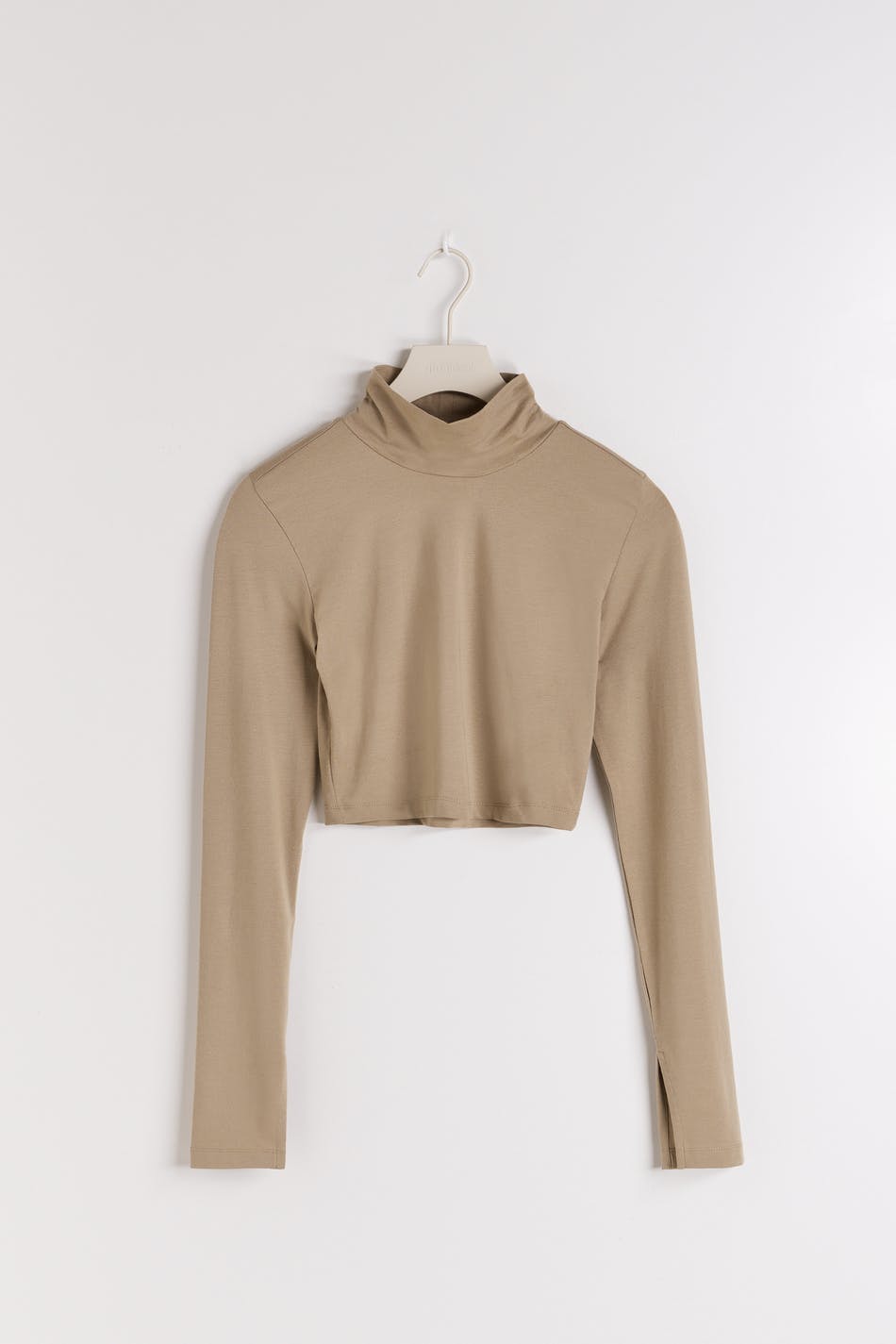 Cropped polo top