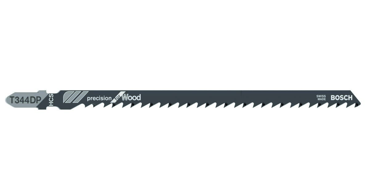 Bosch Blue Zubehör 2608633A36 T344DP Stichsägeblätter T-Schaft (5 Stück)