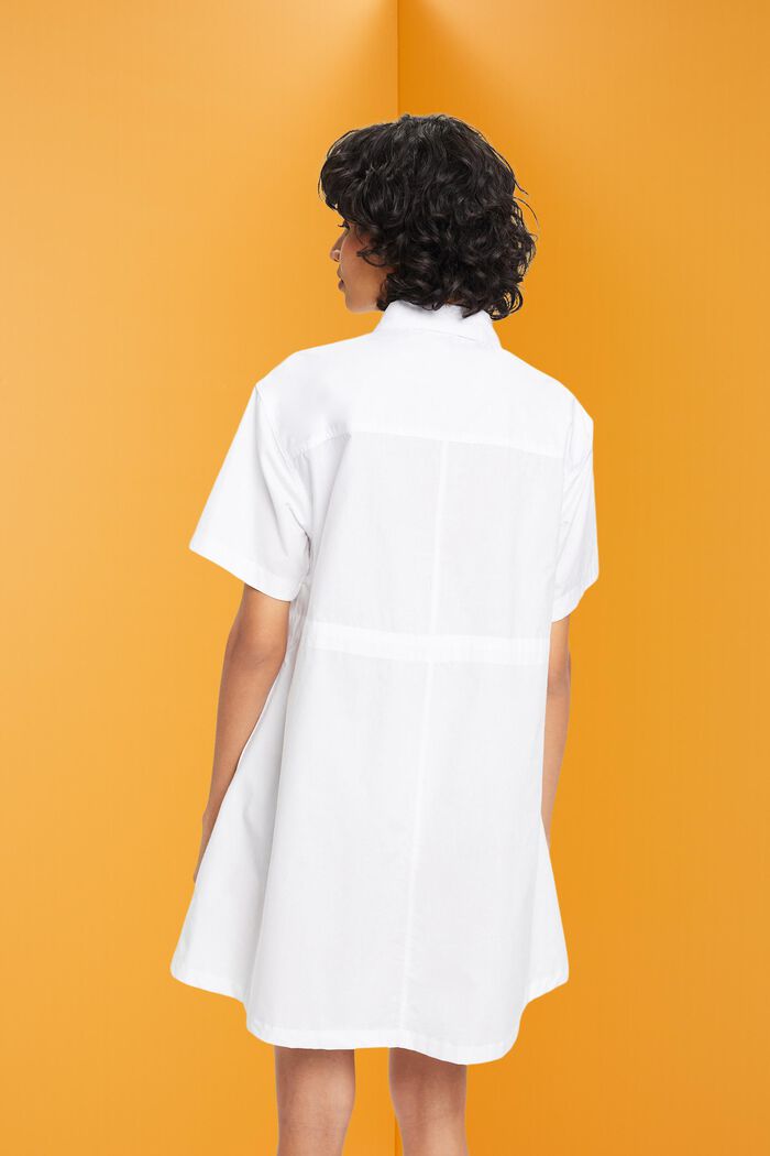 Hemdblusen-Minikleid mit Print